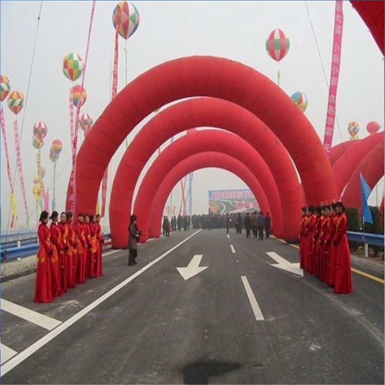 广宁开业纯红拱门
